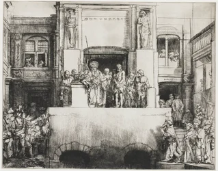 Christ Presented to the People: Oblong Plate