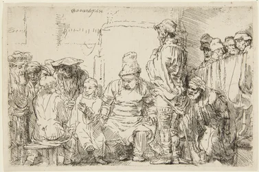 Christ Seated Disputing with the Doctors