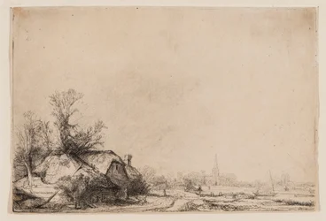 Cottage Beside a Canal with a View of Ouderkerk