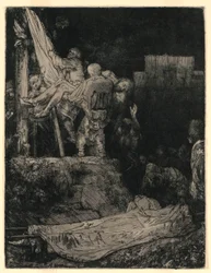Descent from the Cross by Torchlight