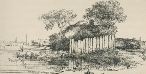 The Hut Behind the Plank Fence