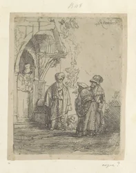 Three Eastern Figures