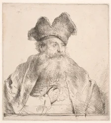 Old Man with Fur Hat