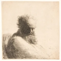 Old Bearded Man. Bust