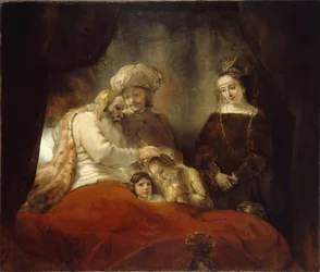 Jacob Blessing Ephraim and Manasseh, 1656