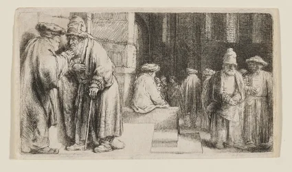 Jews in a Synagogue