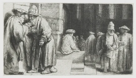 Jews in the synagogue