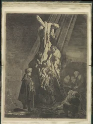 Descent from the Cross: Second Plate (series title: Recueil de quatre-vingt-cinq estampes originales)