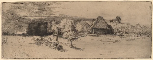 Landscape with Trees, Farm Buildings and a Tower