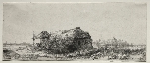 Landscape with a Cottage and Hay Barn
