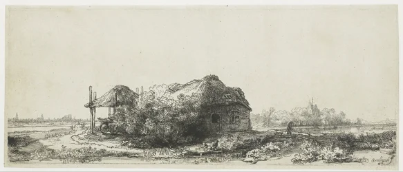 Landscape with a Cottage and a Hay Barn