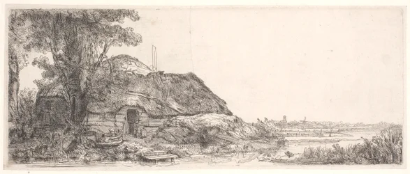 Landscape with a Cottage and a Large Tree