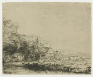Landscape with a Cow Drinking