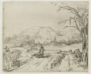 Landscape with Sportsman and Dogs
