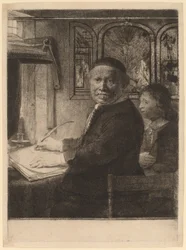 Lieven Willemsz van Coppenol: the Smaller Plate, c. 1658