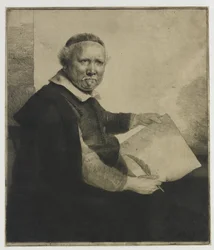 Lieven Willemsz. van Coppenol, Writing Master: The Larger Plate
