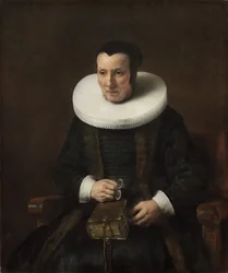 Old Lady with a Book, 1647