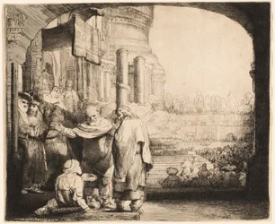 Peter and John Healing the Cripple at the Gate of the Temple