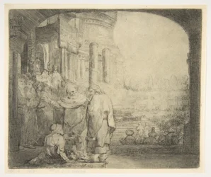 Peter and John Healing the Cripple at the Gate of the Temple