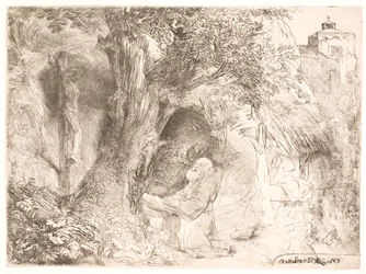 Saint Francis Beneath a Tree, Praying