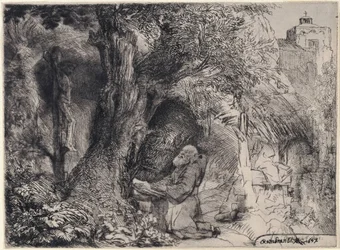 Saint Francis Praying Beneath a Tree