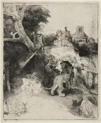 Saint Jerome in an Italian Landscape