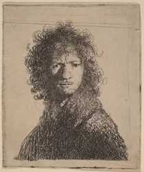 Self-Portrait, Frowning