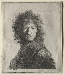 Self-Portrait Frowning: Bust