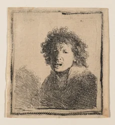 Self-Portrait as if Shouting