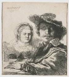 Self-Portrait with Saskia