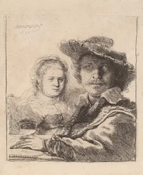 Self Portrait with Saskia