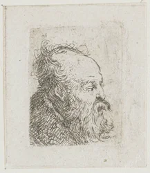 Sheet of Studies of Men