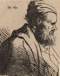 Snub-Nosed Man in a Cap, in or before 1630