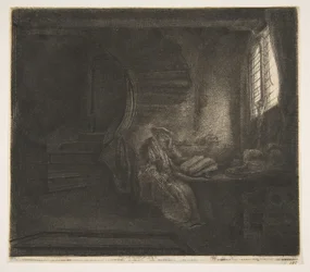 St. Jerome in a Dark Chamber, 1642