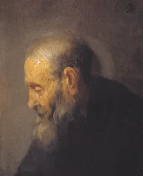 Study of an Old Man in Profile