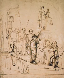 Susanna Brought to Judgement, 17th century