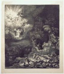The Angel Appearing to the Shepherds