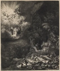 The Angel Appearing to the Shepherds, 1634
