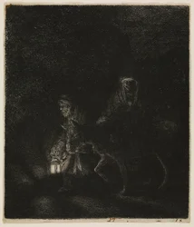 The Flight into Egypt (a night piece)