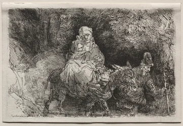 The Flight into Egypt: Crossing a Brook