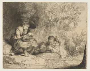 The Flute Player, 1642
