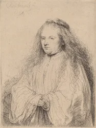 The Little Jewish Bride (Saskia as Saint Catherine), 1638