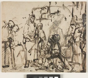 The Meeting of Christ with Martha and Mary After the Death of Lazarus, c.1662-65