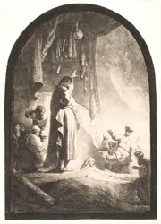 The Raising of Lazarus: The Larger Plate
