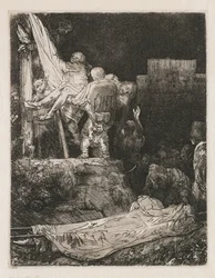 The Descent from the Cross by Torchlight