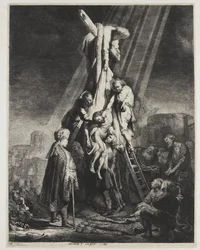 The Descent from the Cross: Second Plate