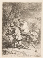 The Flight into Egypt: Small Plate