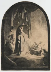 The Raising of Lazarus: The Larger Plate