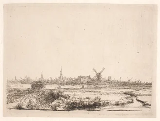 View towards Amsterdam