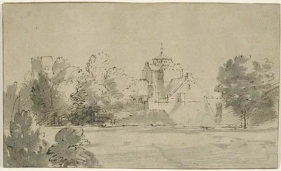 View of Mariakerk in Utrecht from the South
